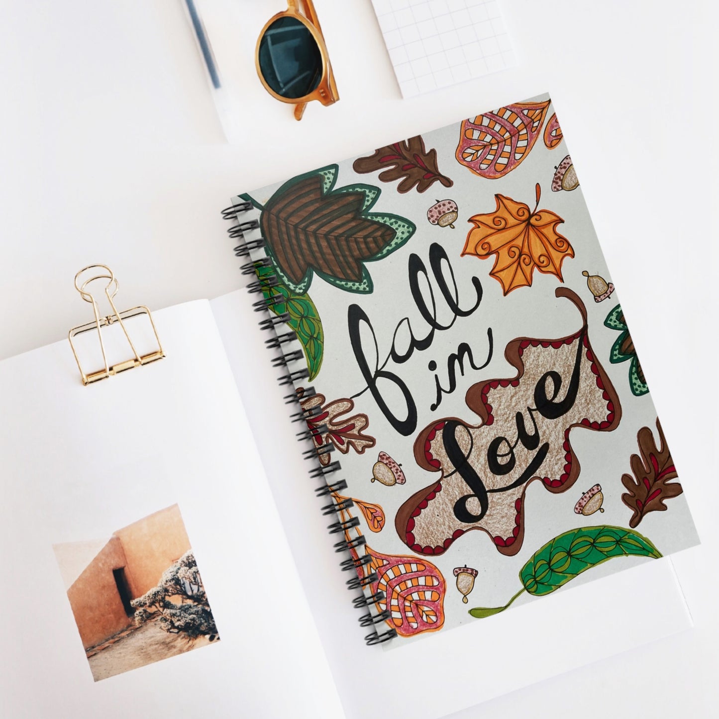 Fall In Love - Spiral Notebook