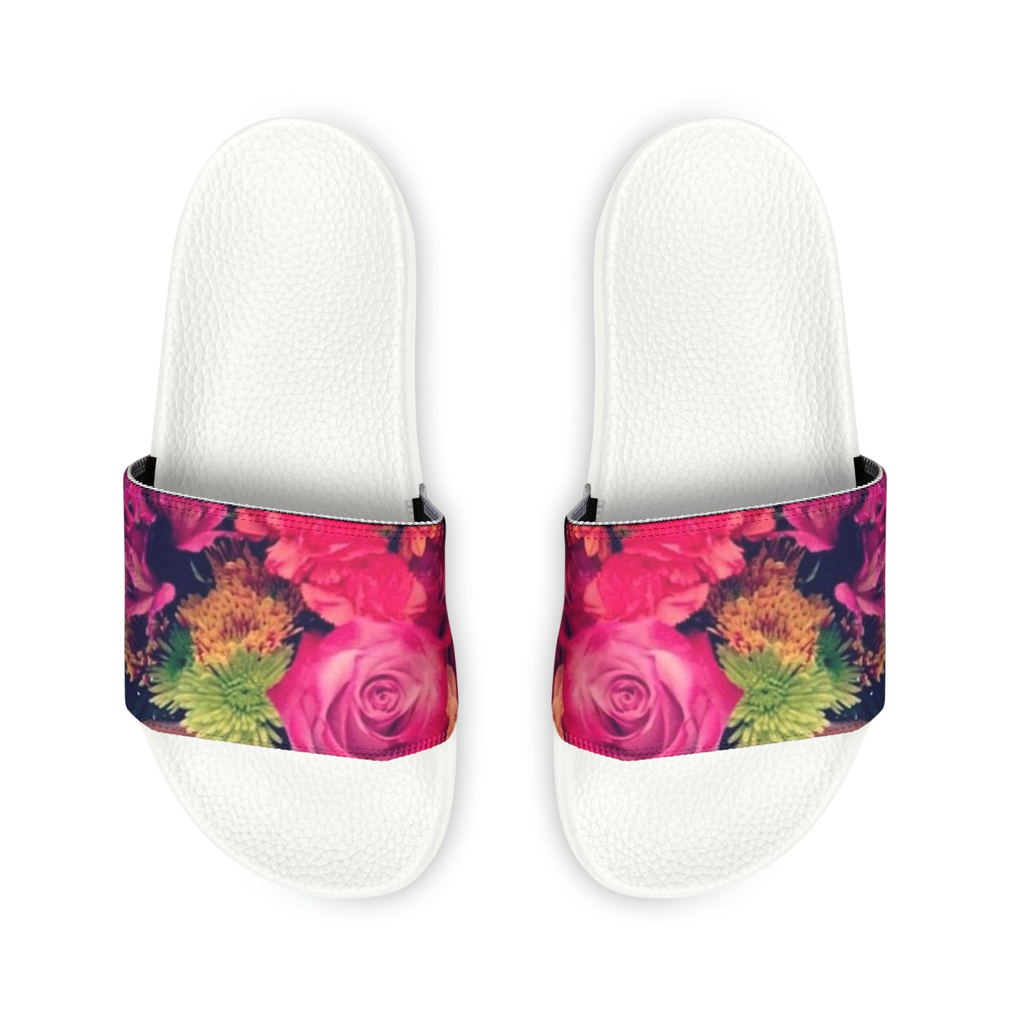 Radiant Blooms - Women's Slide Sandals