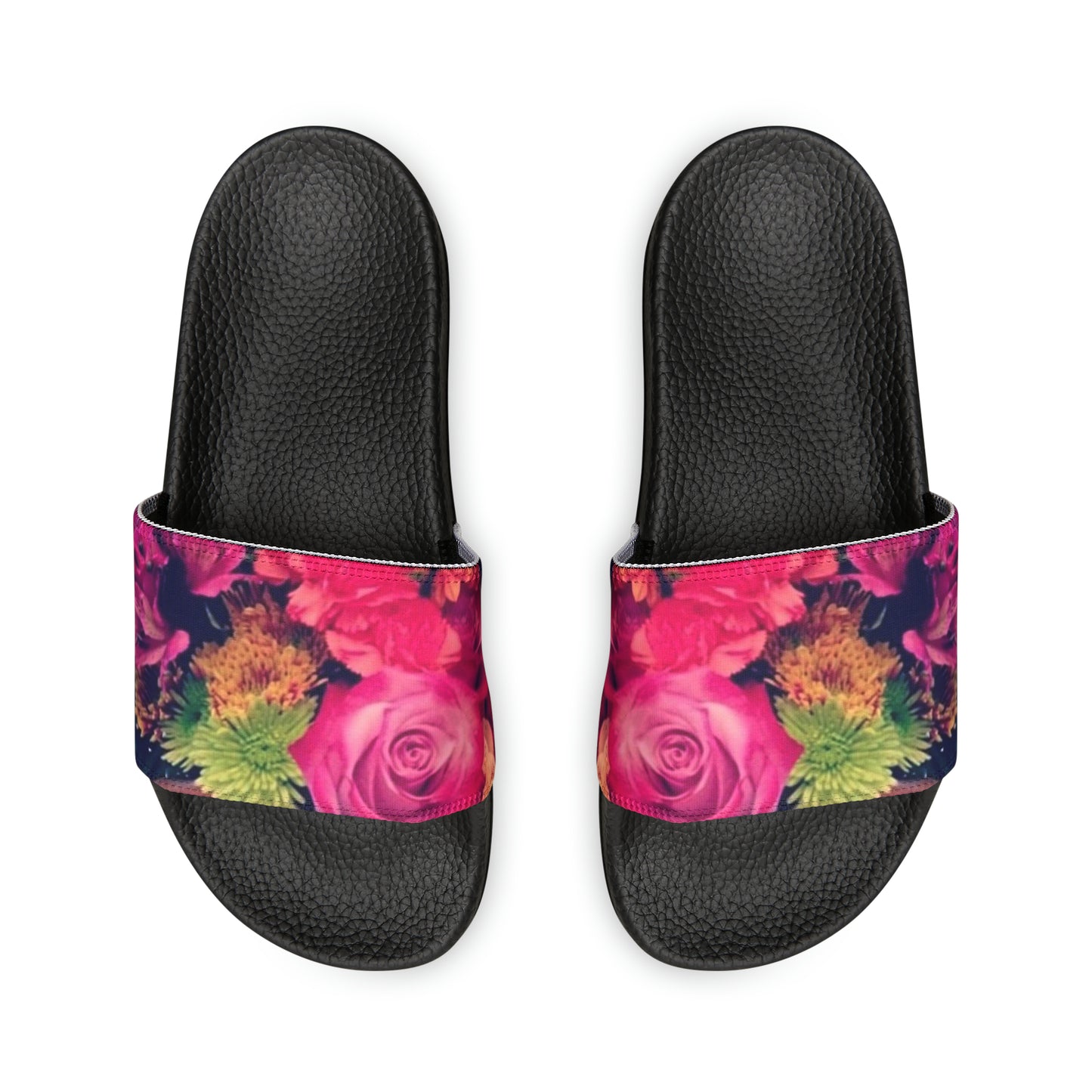 Radiant Blooms - Women's Slide Sandals