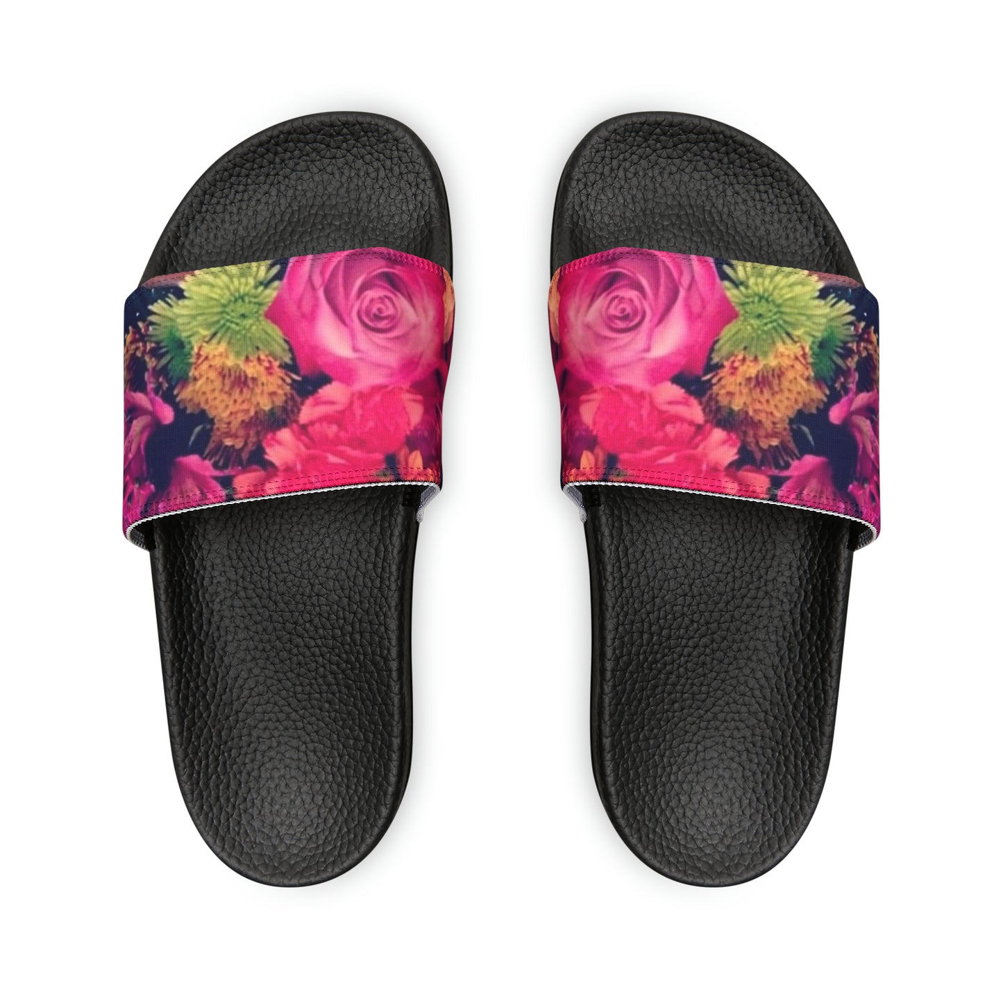 Radiant Blooms - Women's Slide Sandals