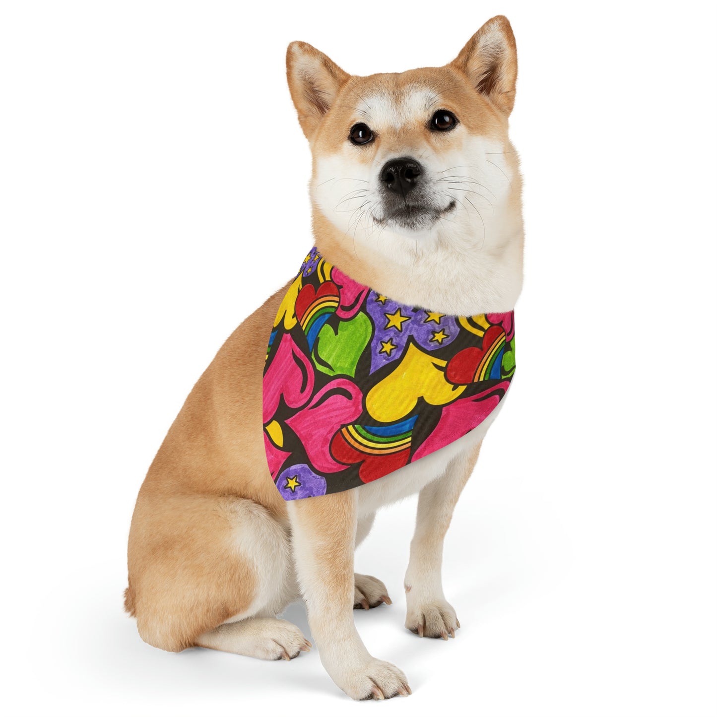 Much Love - Pet Bandana Collar