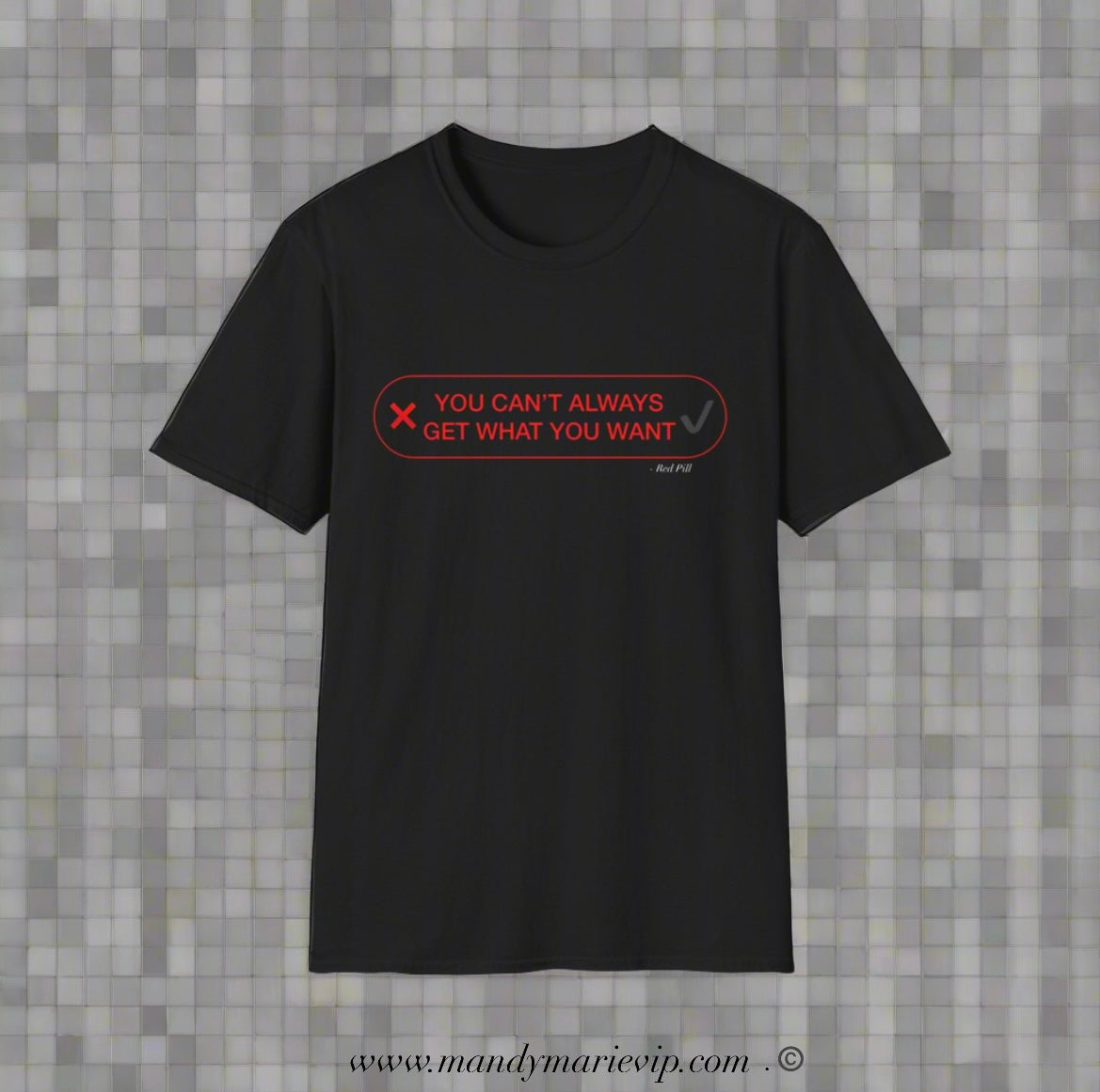 𝓦𝓪𝓷𝓽 ~ 𝓡𝓮𝓭 𝓟𝓲𝓵𝓵 - Unisex Softstyle T-Shirt