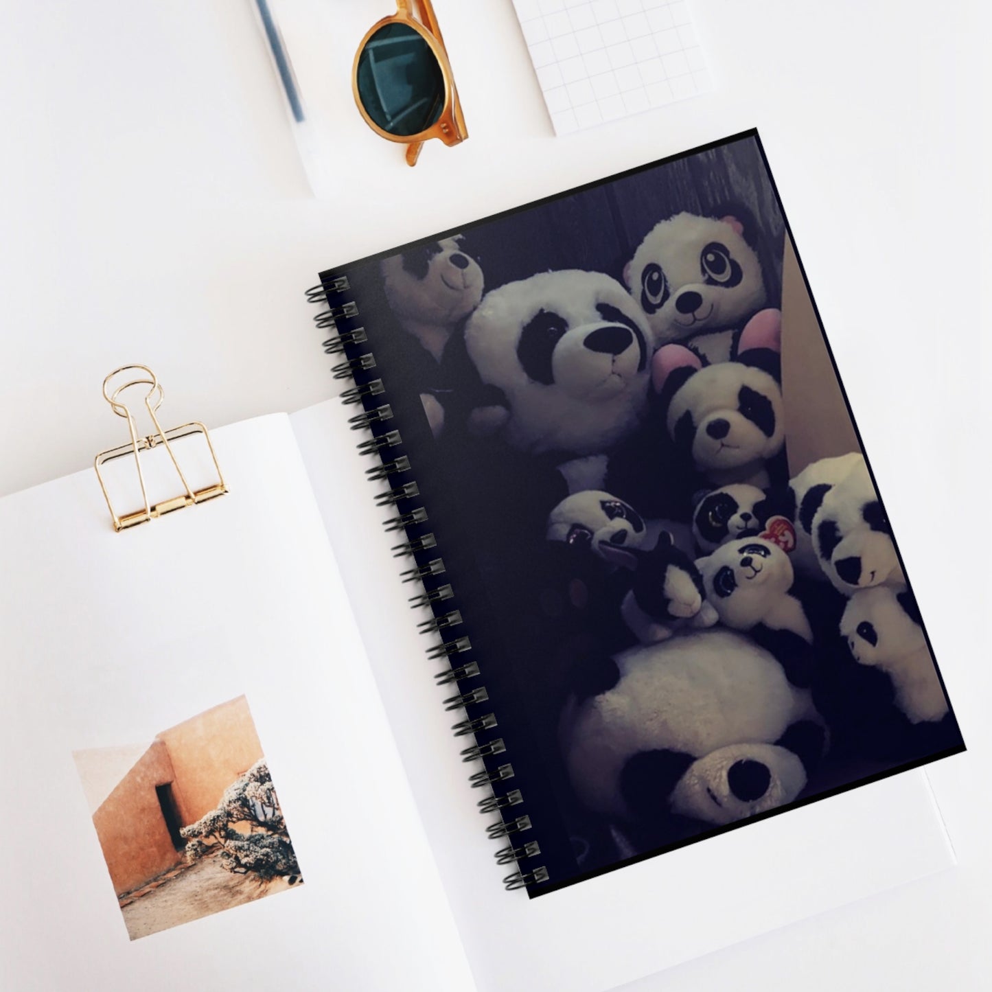 Panda Pile - Spiral Notebook