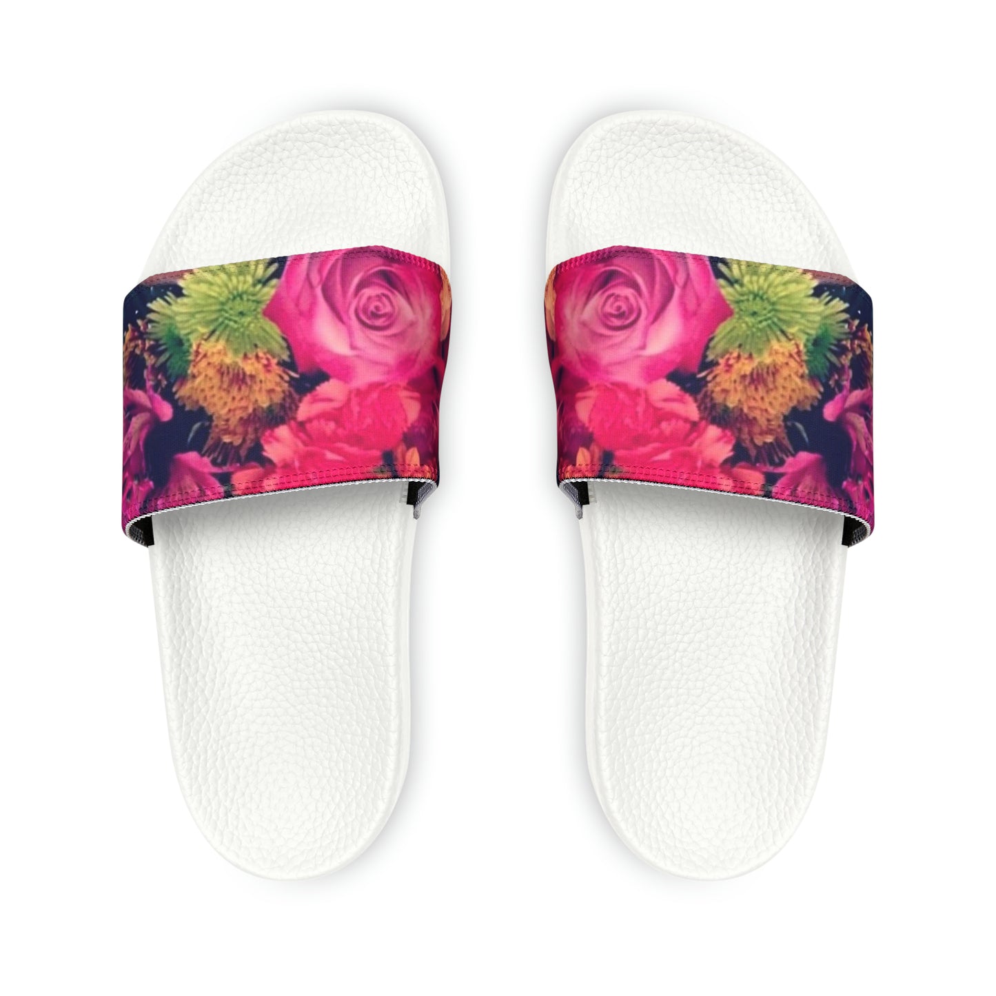 Radiant Blooms - Women's Slide Sandals