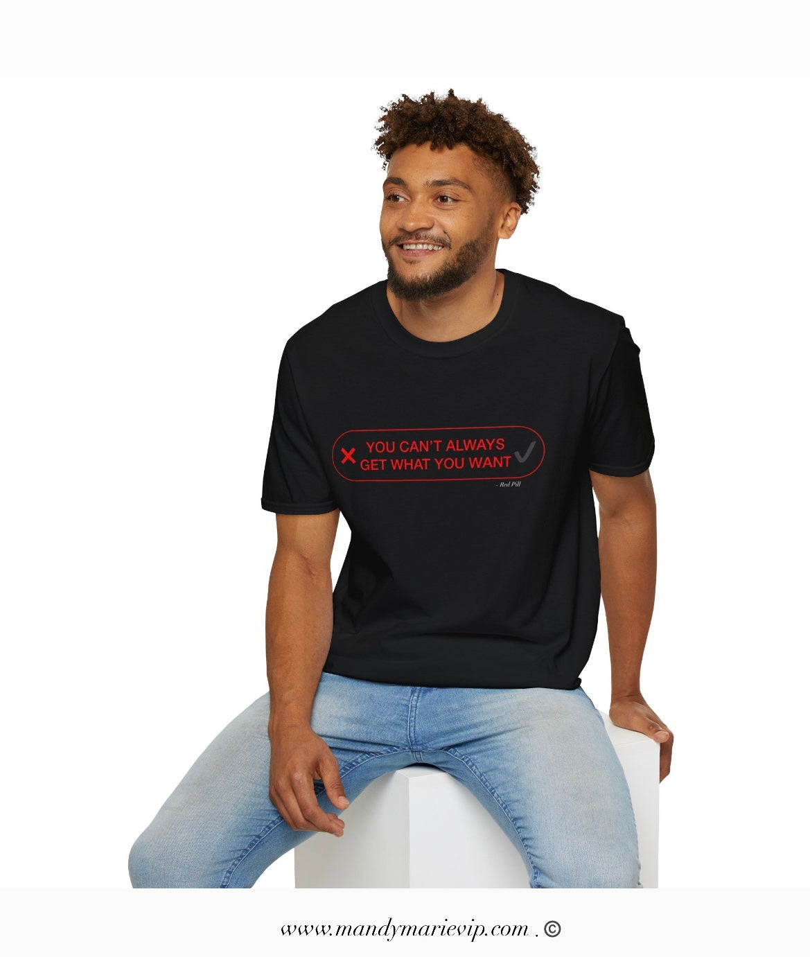 𝓦𝓪𝓷𝓽 ~ 𝓡𝓮𝓭 𝓟𝓲𝓵𝓵 - Unisex Softstyle T-Shirt