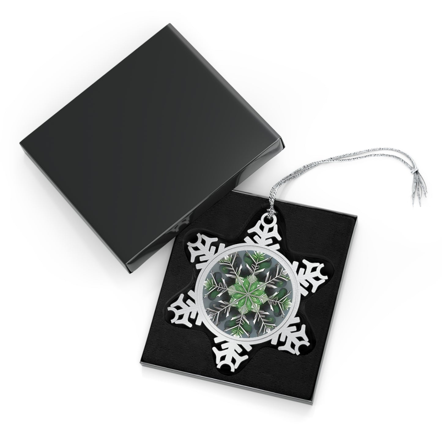 𝓜𝓪𝓻𝓲𝓳𝓪𝓷𝓮  𝓢𝓹𝓲𝓻𝓲𝓽  ~ 𝓢𝓷𝓸𝔀𝓯𝓵𝓪𝓴𝓮  Pewter Ornament