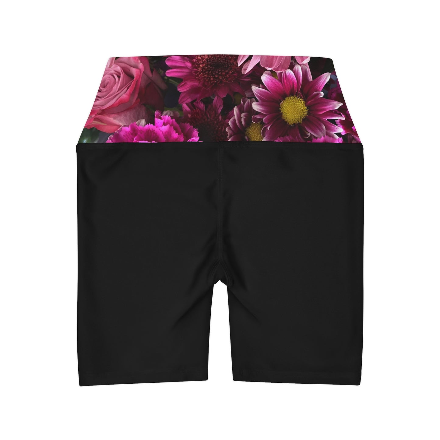 Pretty Bouquet - High Waisted Yoga Shorts
