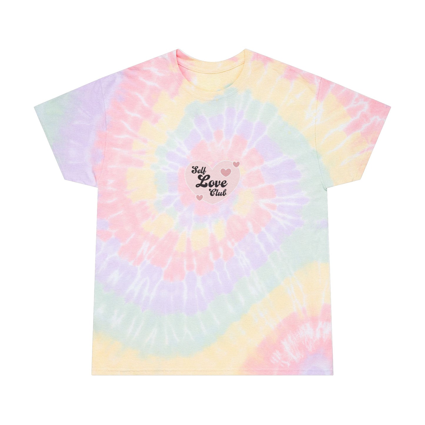 𝓢𝓮𝓵𝓯  𝓛𝓸𝓿𝓮 𝓒𝓵𝓾𝓫  - Hazy Rainbow - Tie-Dye Spiral T-Shirt