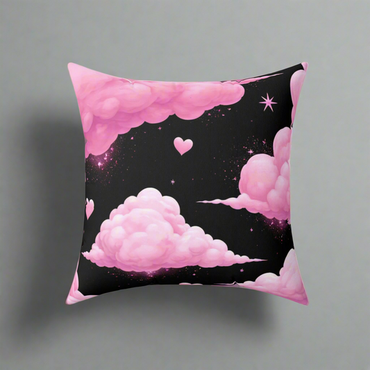 𝓛𝓸𝓿𝓮𝓵𝔂  𝓒𝓵𝓸𝓾𝓭𝓼  - Faux Suede Pillow