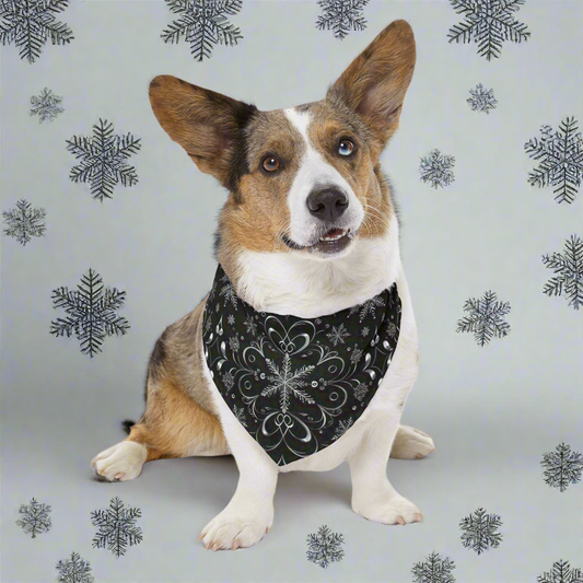 𝓢𝓱𝓲𝓶𝓶𝓮𝓻  𝓢𝓷𝓸𝔀𝓯𝓵𝓪𝓴𝓮𝓼  - Pet Bandana Collar