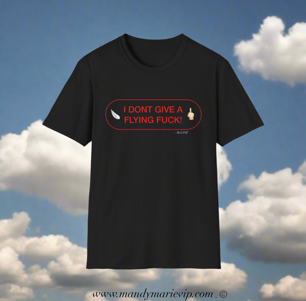 𝓕𝓵𝔂𝓲𝓷𝓰 𝓕 ~ 𝓡𝓮𝓭 𝓟𝓲𝓵𝓵  - Unisex Softstyle T-Shirt