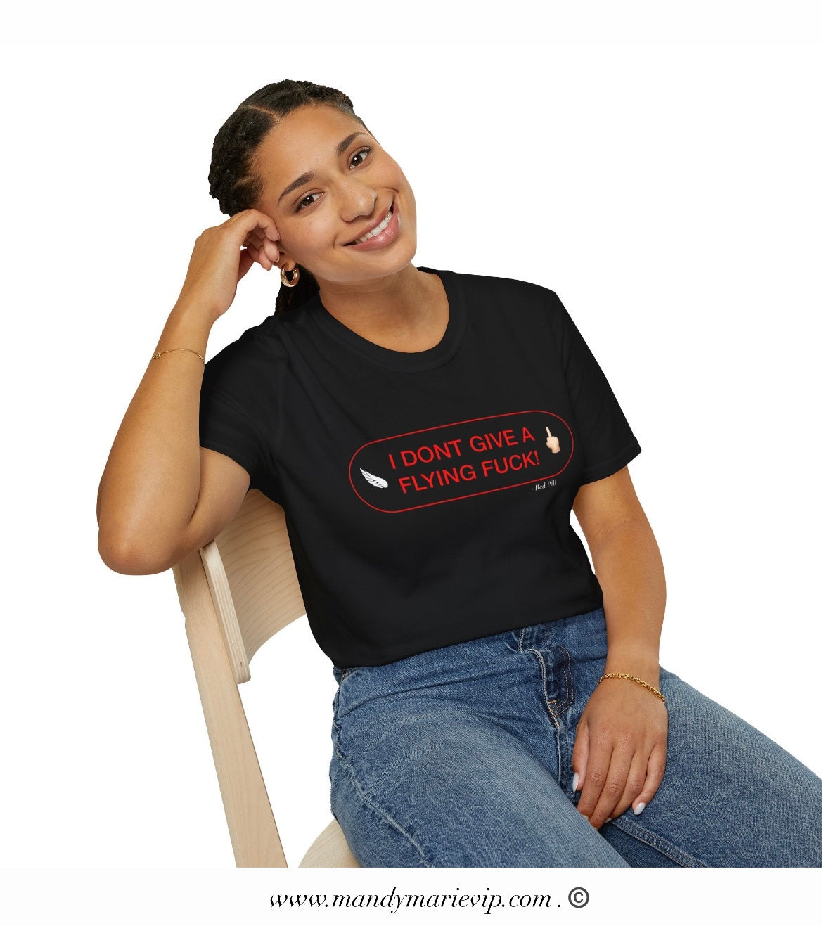𝓕𝓵𝔂𝓲𝓷𝓰 𝓕 ~ 𝓡𝓮𝓭 𝓟𝓲𝓵𝓵  - Unisex Softstyle T-Shirt